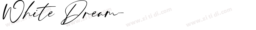 White Dream字体转换